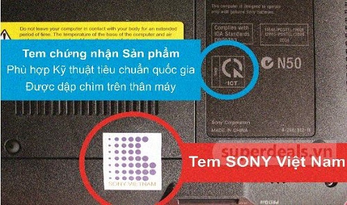 Nhận biết TV Sony chính hãng qua tem chính hãng